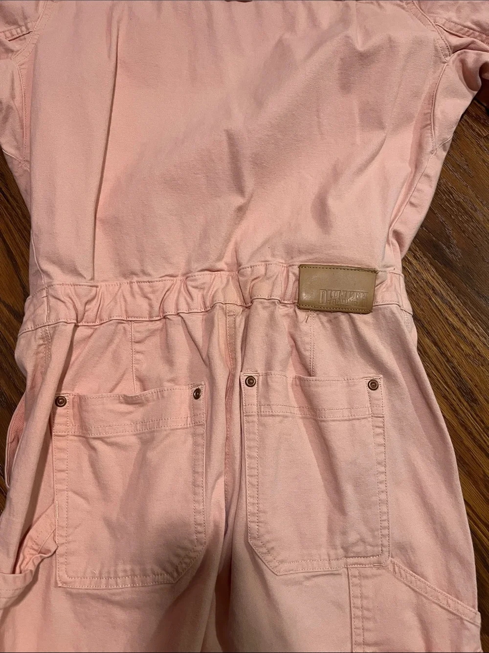 Duluth Trading Co Pink Women's Utility Jumpsuit coveralls xs like new - Picture 7 of 9